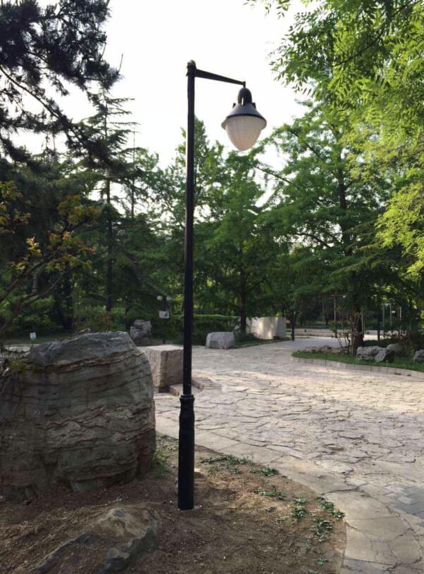 河北邢台市园林亮化工程 LED庭院灯点亮城市绿意